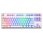 Klawiatura MODECOM RGB PUDDING EDITION biała